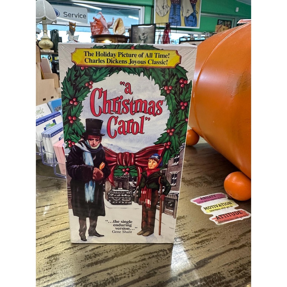 Vintage A Chirstmas Carol VHS Sealed